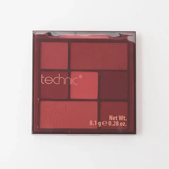 Technic 7 Pan Pressed Pigment Eyeshadow Palette - Cool Nude