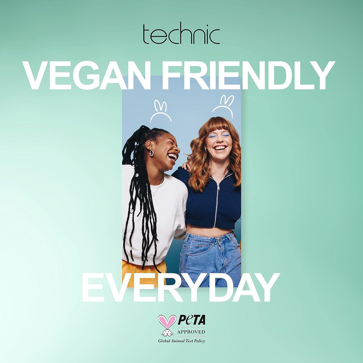 Technic 7 Pan Pressed Pigment Eyeshadow Palette - Peppermint Cream