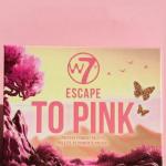 W7 Escape To Pink Pressed Pigment Palette