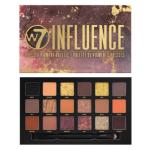 W7 Influence Pressed Pigment Palette Makeup Tones: Matte, Shimmer, Glitter & Chromes | Colors: Hot Pinks, Soft Pinks, Purples, Blues | Cruelty Free, Vegan Makeup For Women