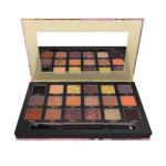 W7 Influence Pressed Pigment Palette Makeup Tones: Matte, Shimmer, Glitter & Chromes | Colors: Hot Pinks, Soft Pinks, Purples, Blues | Cruelty Free, Vegan Makeup For Women